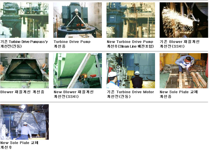 ���� Turbine Drive Pumpass��y ������(����), Turbine Drive Pump ������, New Turbine Drive Pump ������(Steam Line �������), ���� Blower �������� ������(SS41), Blower �������� ������, New Blower �������� ������(SS41), ���� Turbine Drive Motor ������(����), New Sole Plate ��ü ������, New Sole Plate ��ü ������ 